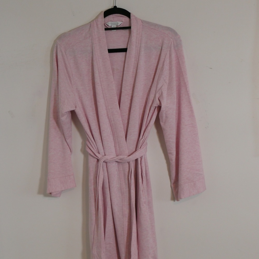 Charter Club Womens Robe M Pink Loungewear Cozycore Soft Girl Comfy Feminine
